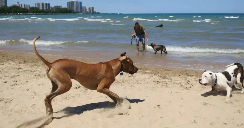 Montrose Dog Beach, Chicago