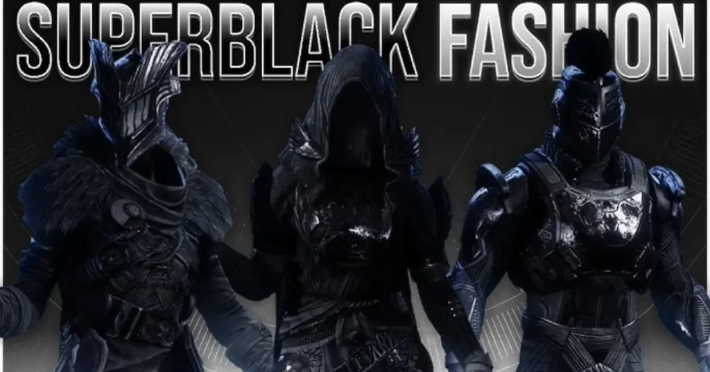 Destiny 2 super black fashion