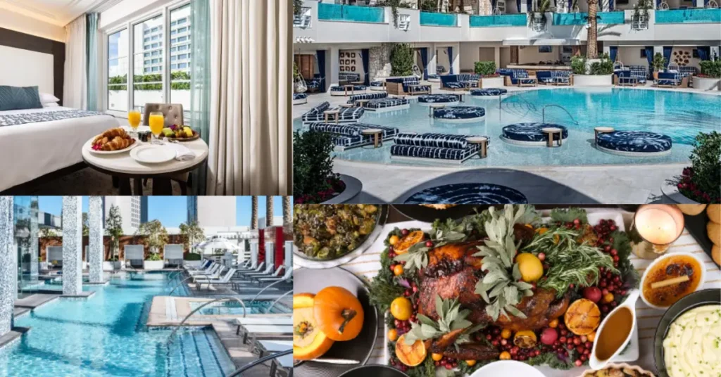 Pools and Restaurants in miami beach