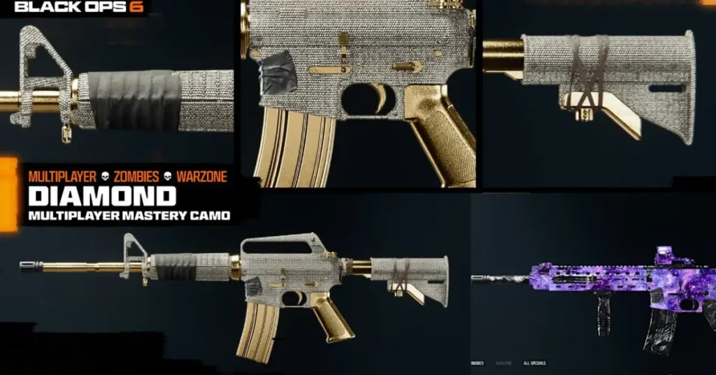 Call Of Duty mastery camos