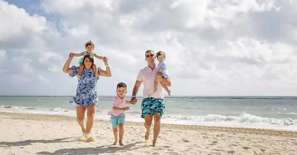 Mexico beach with your baby 